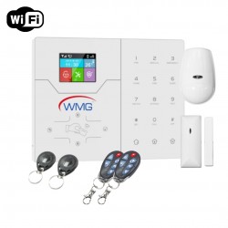 WMG - KIT d'allarme GSM TCP-IP GPRS WiFi - DEFCON 6 W 4G